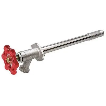 Chrome plated brass frost proof sillcock with aluminum handwheel handle 8 inch length
