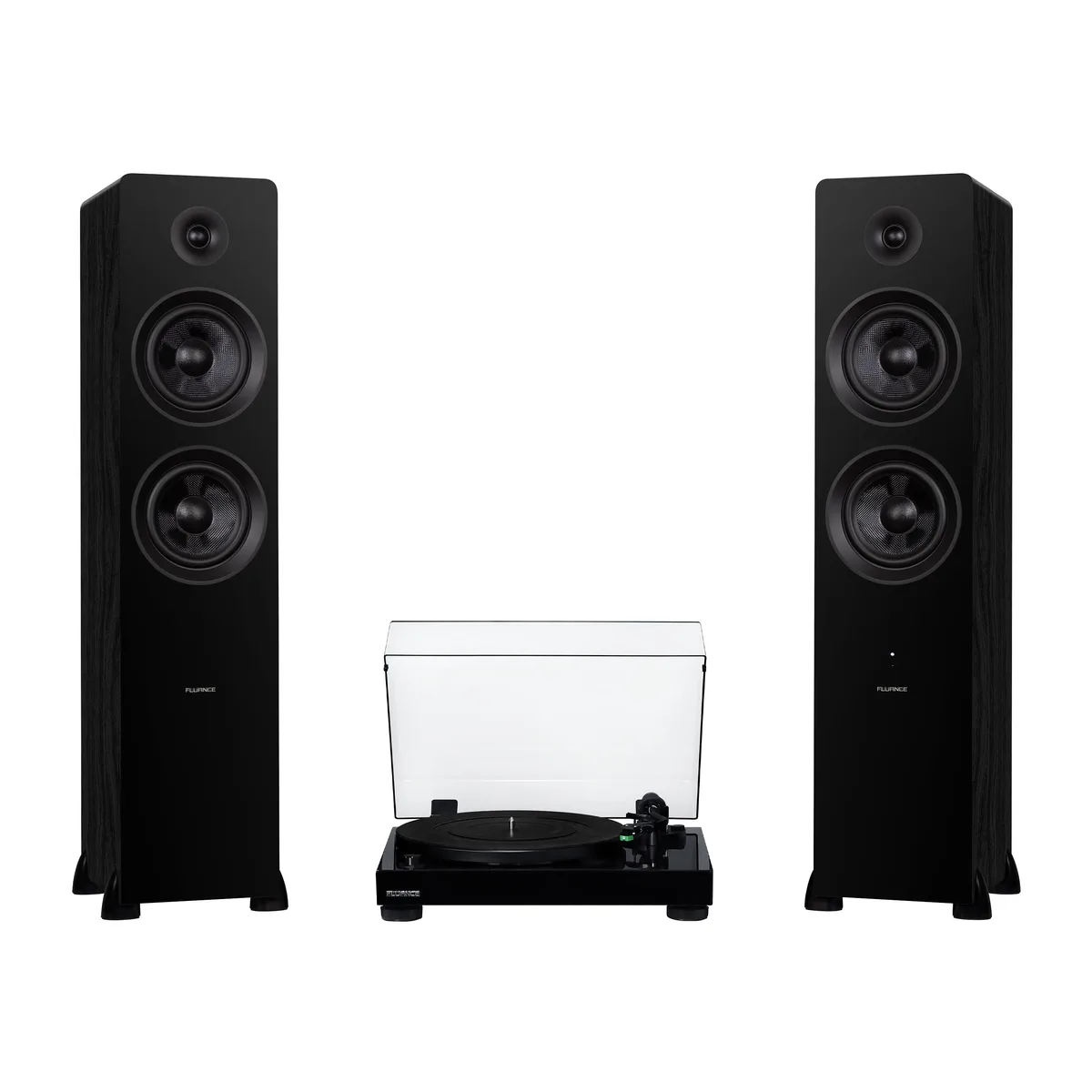 Fluance Fluance RT81 Elite Turntable with Ai81 Speakers Piano Black Black Ash 150W — product photo