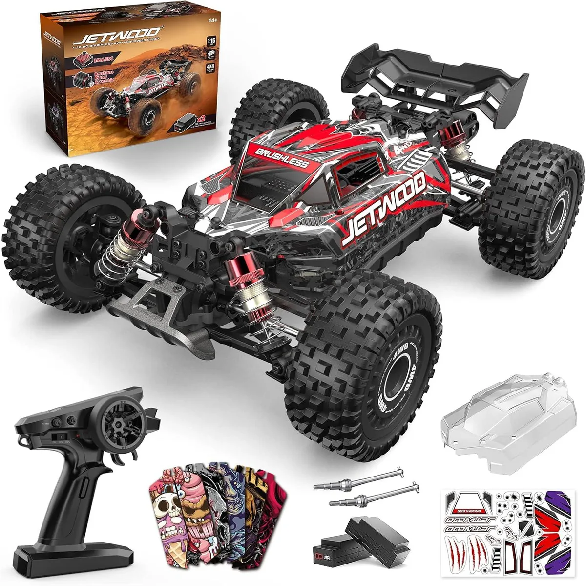 usbroway usbroway 1/16 Brushless RC Car JC16EP 42mph 2.4GHz — product photo