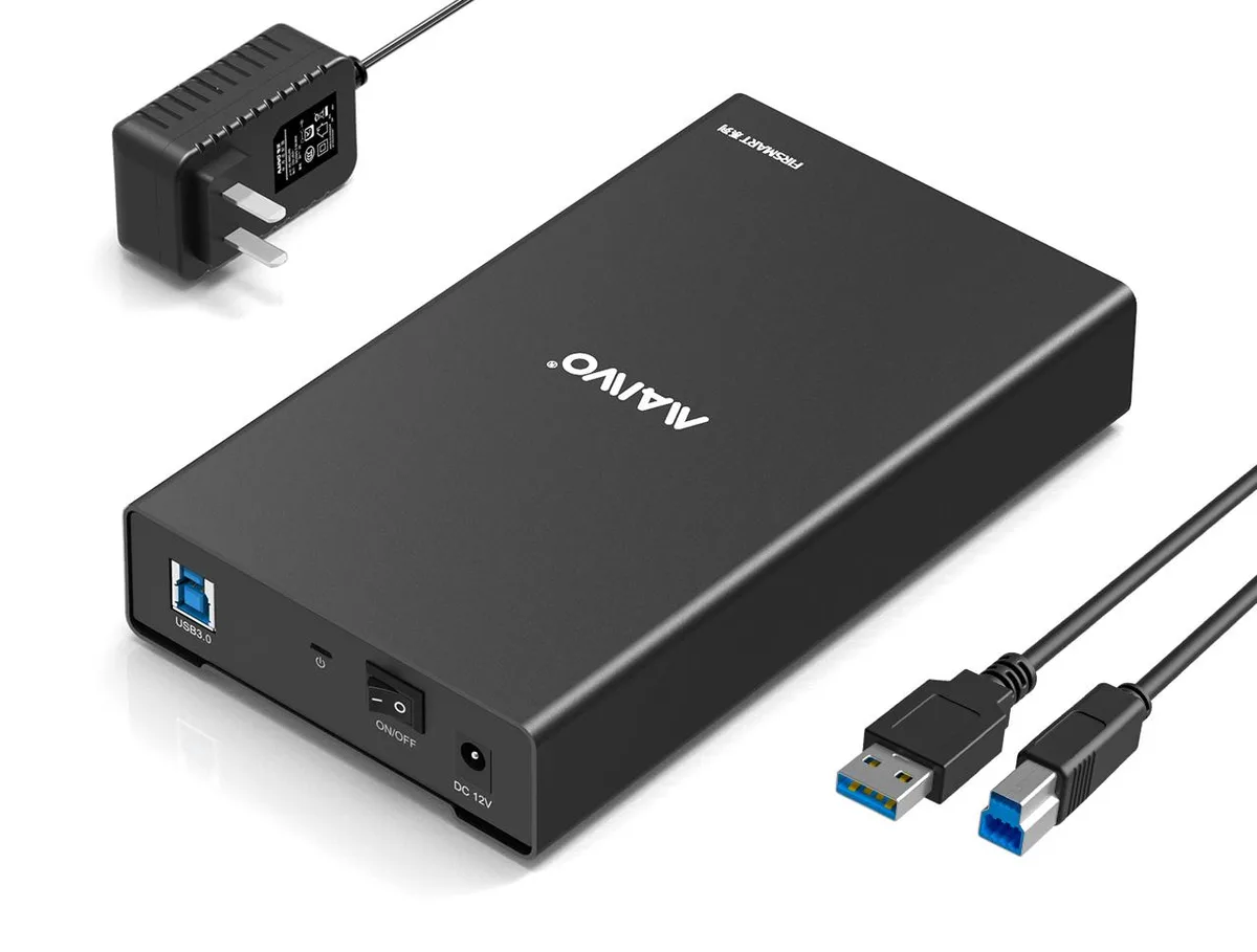 MAIWO MAIWO 2.5 3.5 inch USB 3.0 SATA Aluminium Drive Enclosure 16TB 12V — product photo