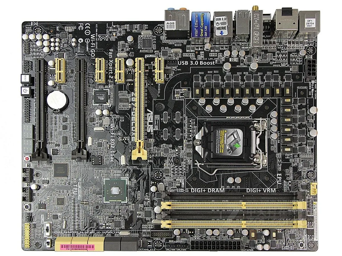 ASUS ASUS Z87-Deluxe Intel Z87 DDR3 32GB ATX motherboard — product photo