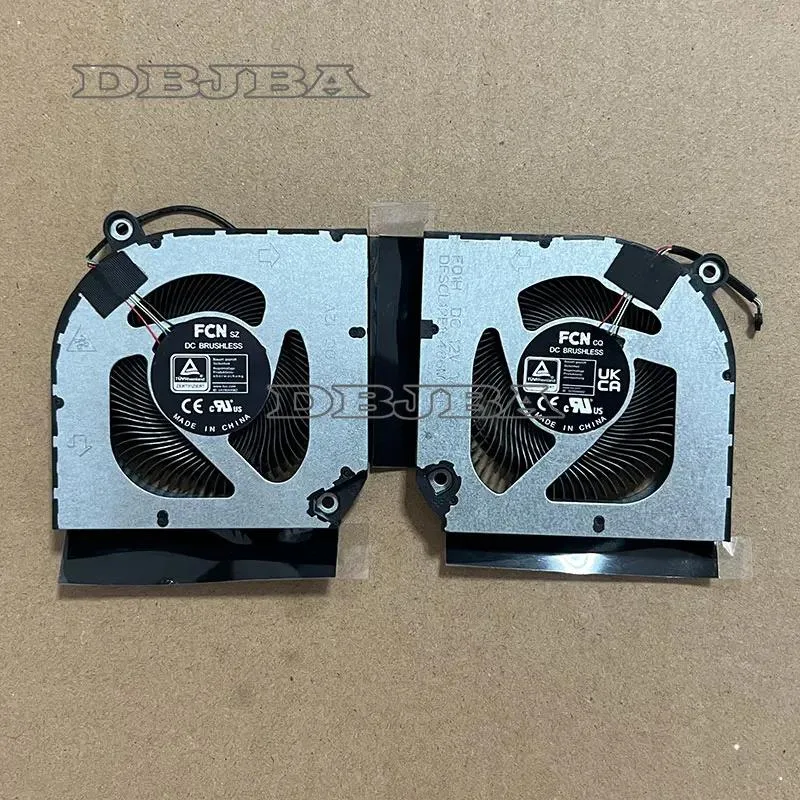 A single black laptop cooling fan with wire connector