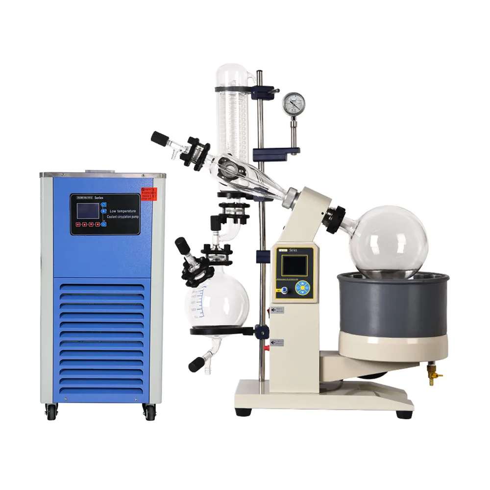 HNZXIB HNZXIB R1005 5L Rotary Evaporator with -10°C 10L Chiller — product photo