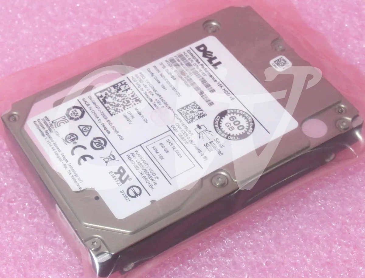DELL DELL ST600MP0005 600GB 15K RPM 12Gb/s 2.5" SAS internal hard drive with caddy — product photo