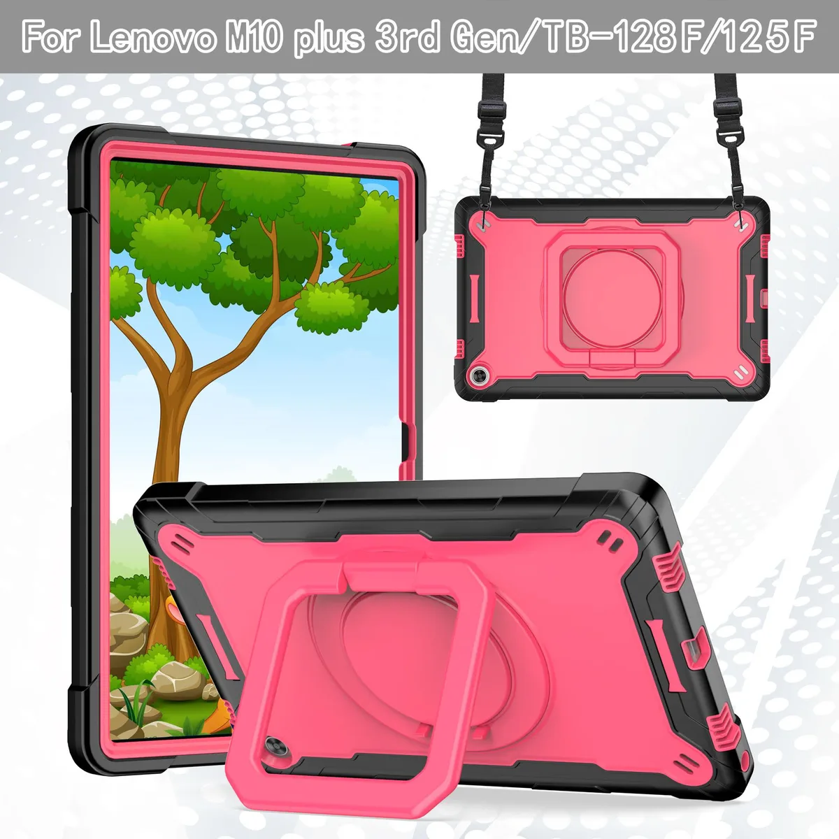 anicestore anicestore TB-125F/FU/128 laptop case 10.6 2022 Black/Pink — product photo