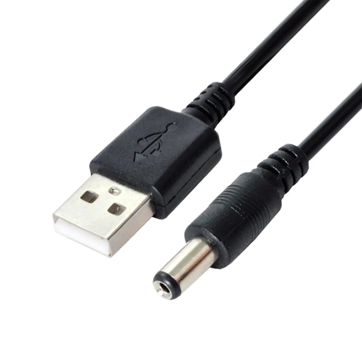 LORDWORLD LORDWORLD USB 2.0 to DC 5V 5.5×2.1 mm Barrel Cable 100 cm — product photo