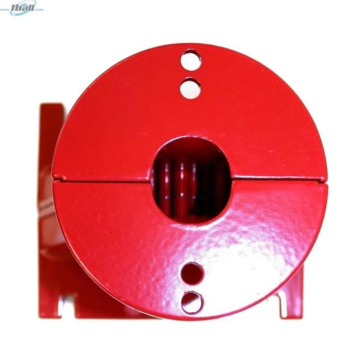 Red aluminum 1-inch line array horn for bolt-on driver