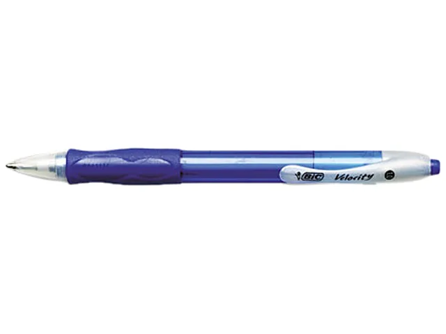 BIC BIC VLG11BE Velocity Retractable Ballpoint Pen Blue Medium 1.0 mm Dozen 11 — product photo