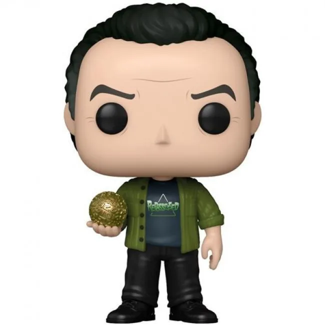 Funko POP vinyl Ray Stantz figure holding golden orb