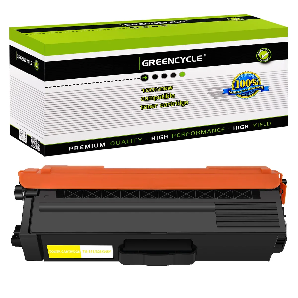 GREENCYCLE GREENCYCLE TN315 Yellow Toner Cartridge 3500 Pages — product photo