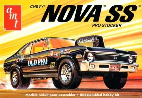 AMT AMT AMT1142M 1972 Chevy Nova SS Old Pro 1/25 Scale Model Kit — product photo