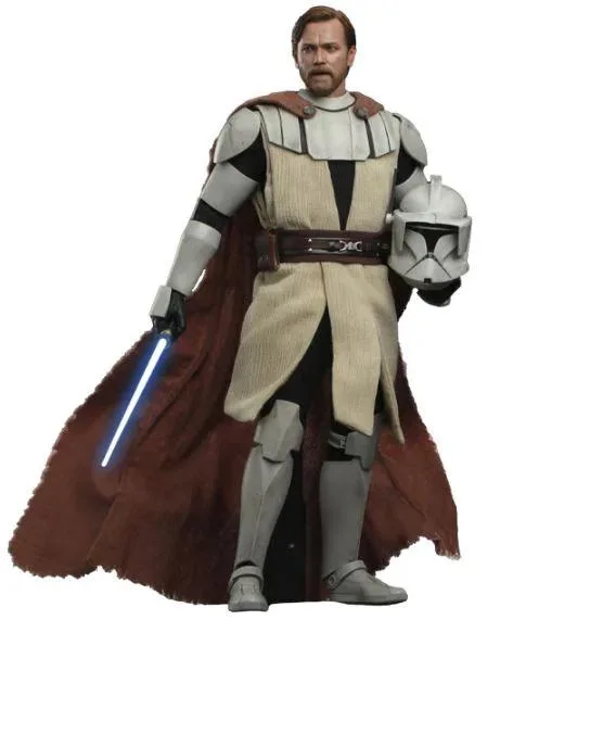 Hot Toys Hot Toys TMS095 Star Wars The Clone Wars Obi-Wan Kenobi action figure — product photo