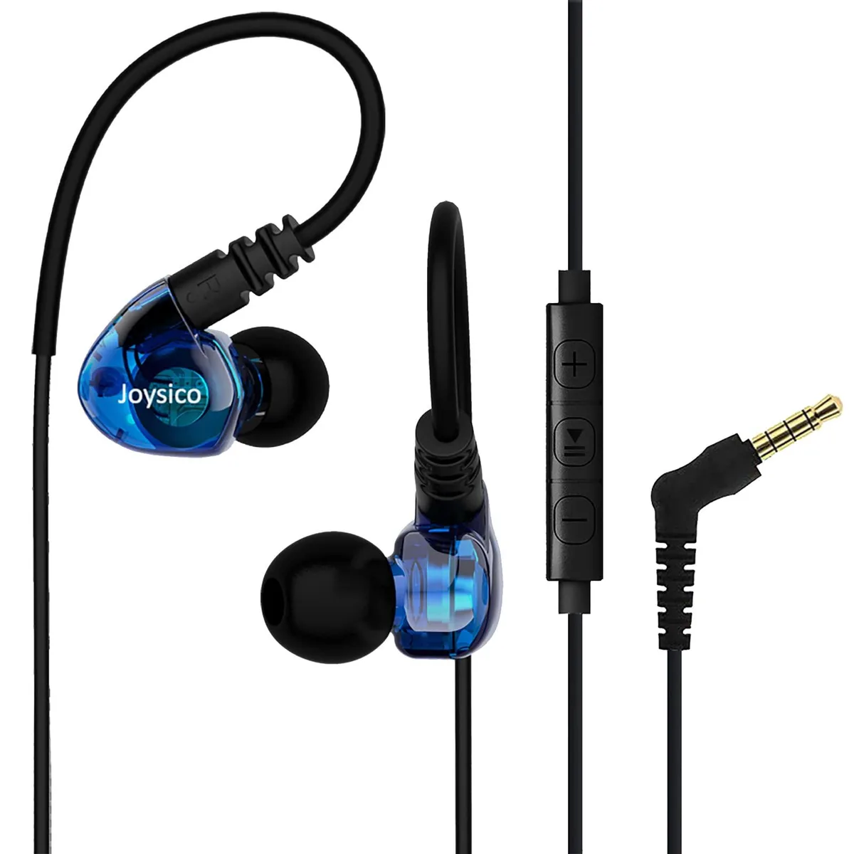  Joysico YS1-BLUE wired in-ear headphones with 3.5 mm jack — product photo