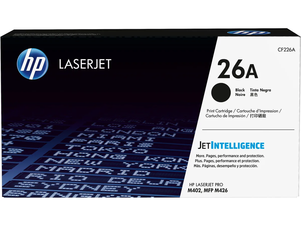 HP HP 26A (CF226A) Black Toner Cartridge Single Pack 3100 Pages — product photo
