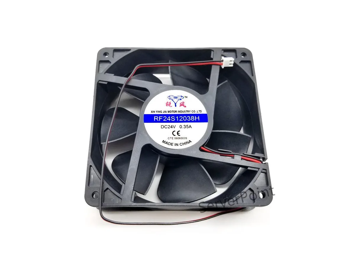 Fans Fans RF24S12038H 120×120×38 mm DC 24 V 0.35 A 2-wire case fan — product photo