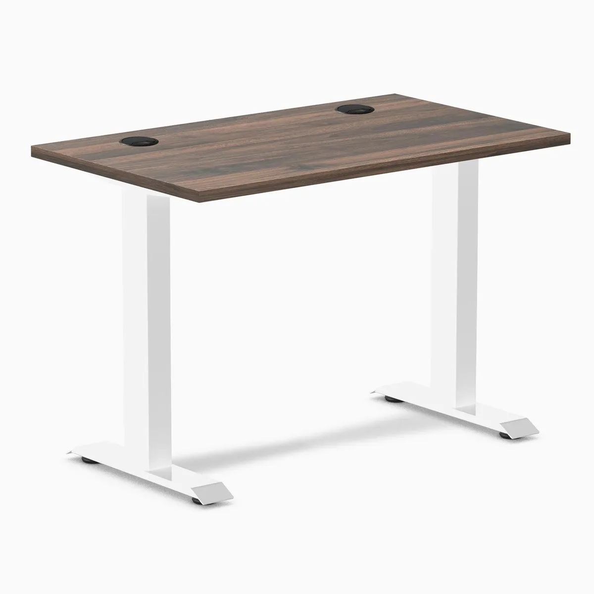 Desky Desky Zero Mini Office Desk Jarrah Legno White 40 x 24 in — product photo