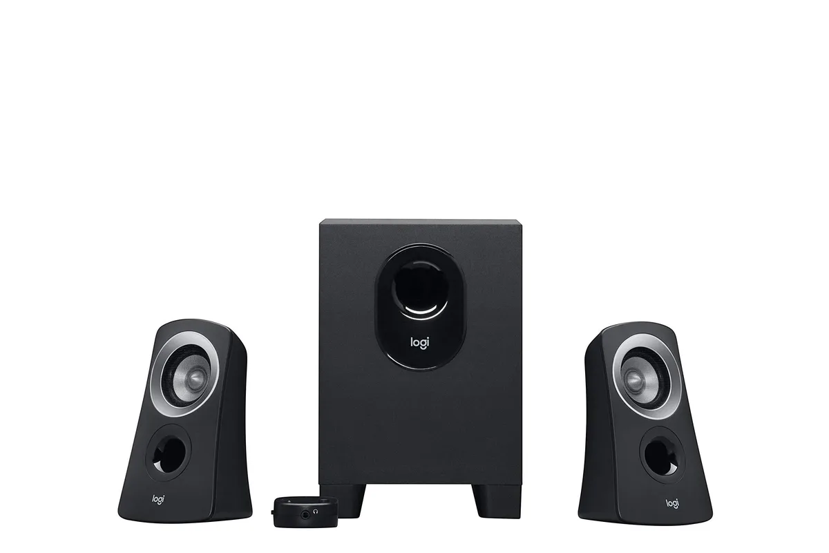  Logitech Z313 2.1 Speaker System 25W RMS Black — product photo