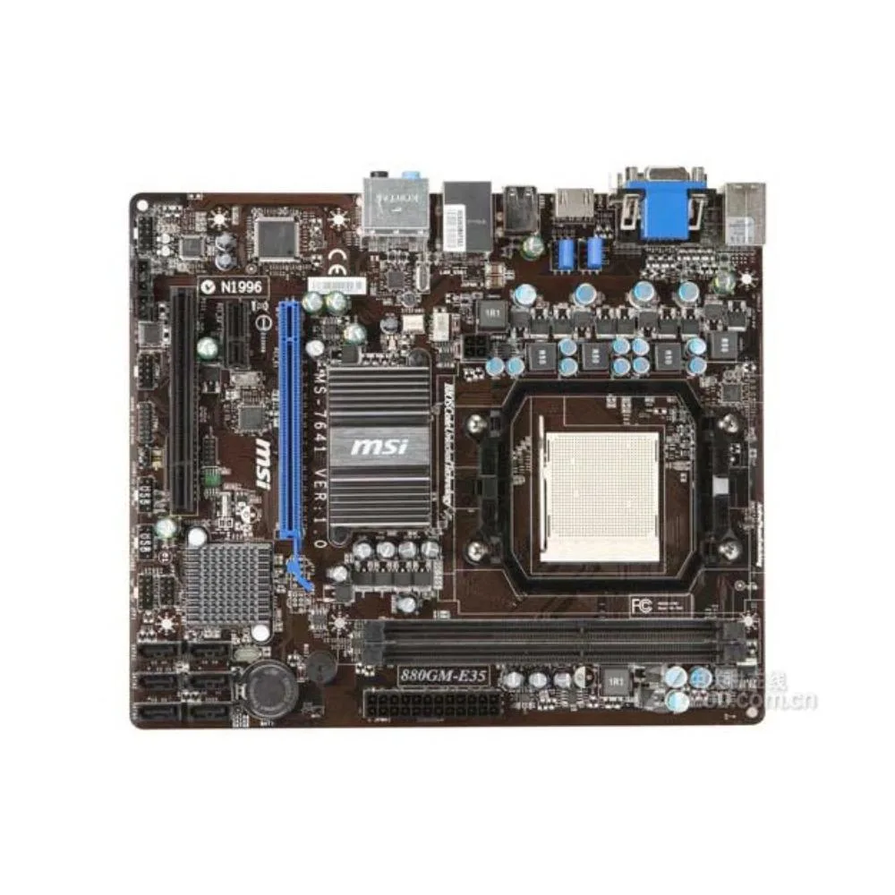 MSI MSI 880GM-E35 AMD 880G DDR3 Micro ATX Motherboard — product photo