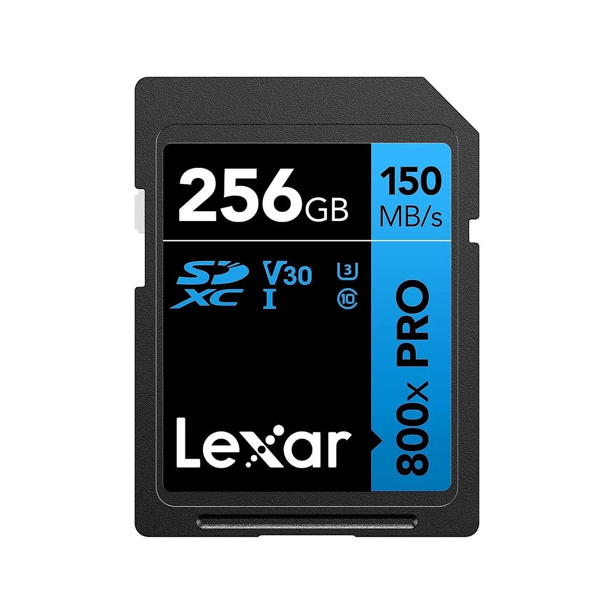 Lexar Lexar Professional 800x BLUE 256GB SDXC UHS-I V30 memory card — product photo