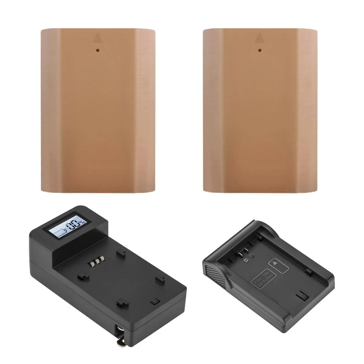 Green Extreme Battery Green Extreme Battery 2× NP-FZ100 7.2V 2280mAh Kit with Compact Smart Charger — product photo