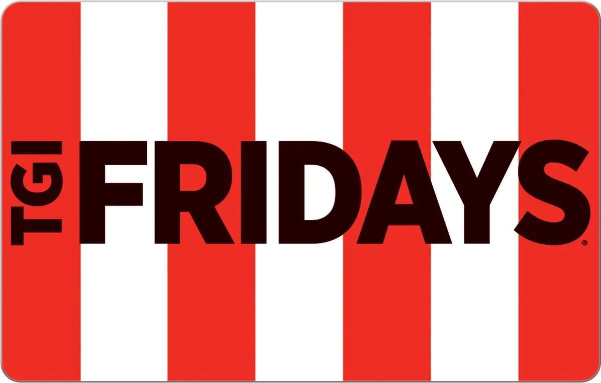 TGI Fridays TGI Fridays TF-100 $100 Restaurant Gift Card — product photo
