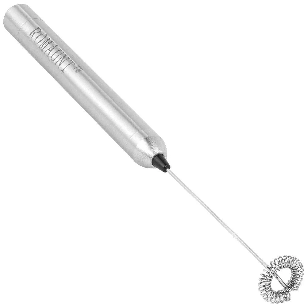 ROMAUNT Handheld Milk Frother 304 Stainless Steel 9.8in — product photo
