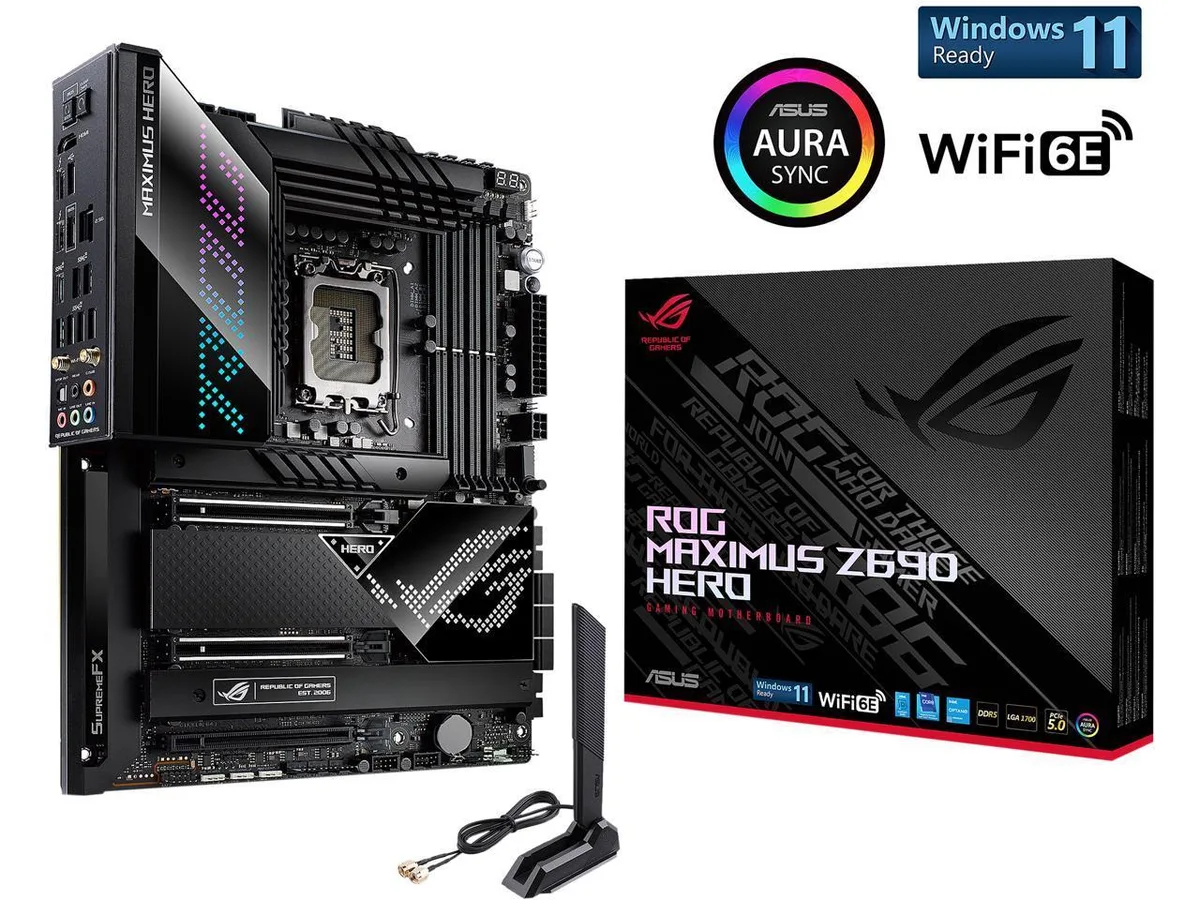 ASUS ASUS ROG Maximus Z690 Hero WiFi 6E Intel motherboard — product photo