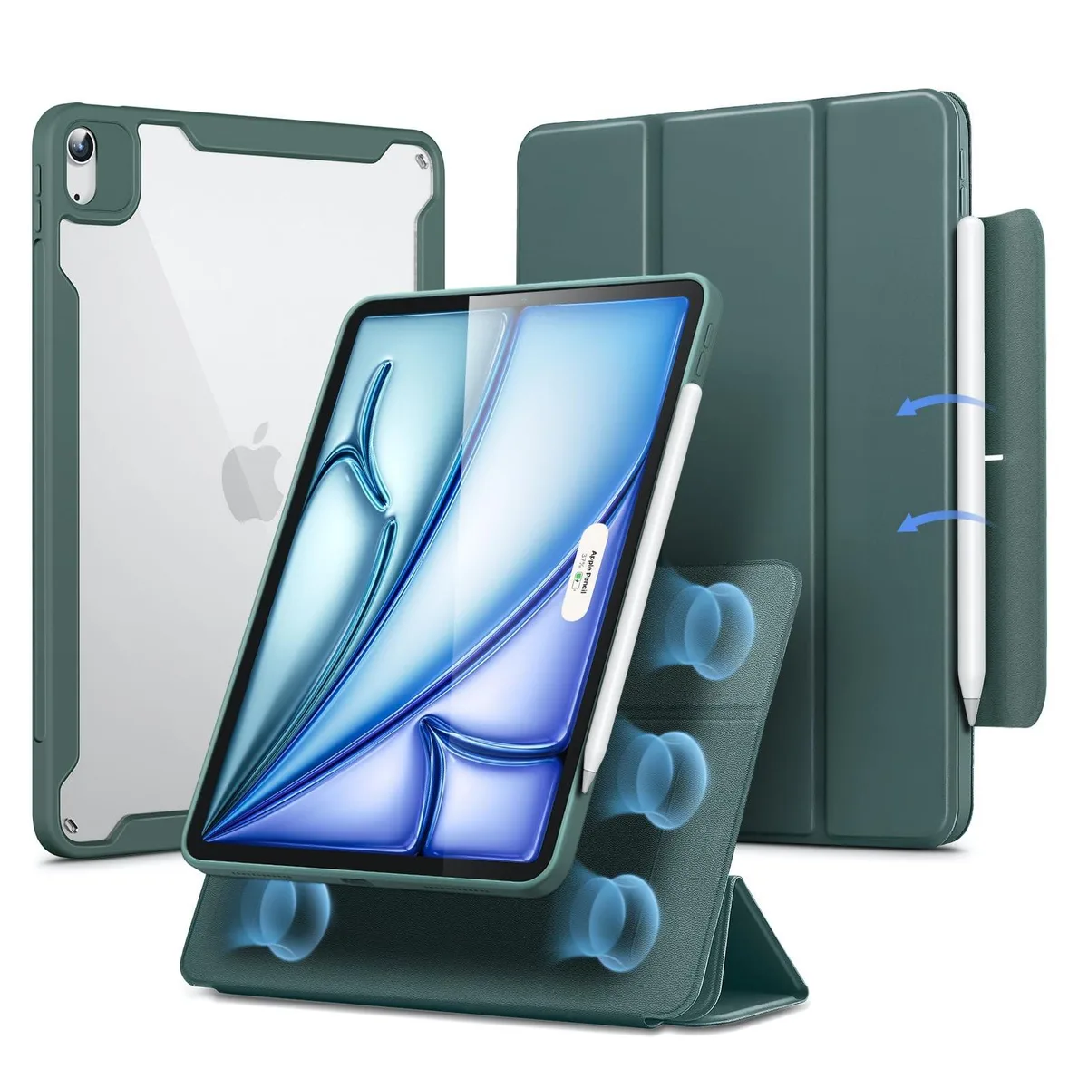 ESR ESR Rebound 360 2 in 1 accessory for iPad Air 11 and 10.9 Green — product photo