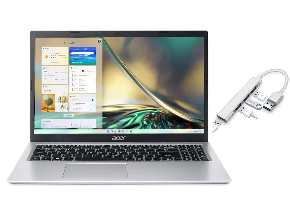 Acer America Acer Aspire 3 15.6" FHD i7-1165G7 8GB 512GB SSD Silver — product photo