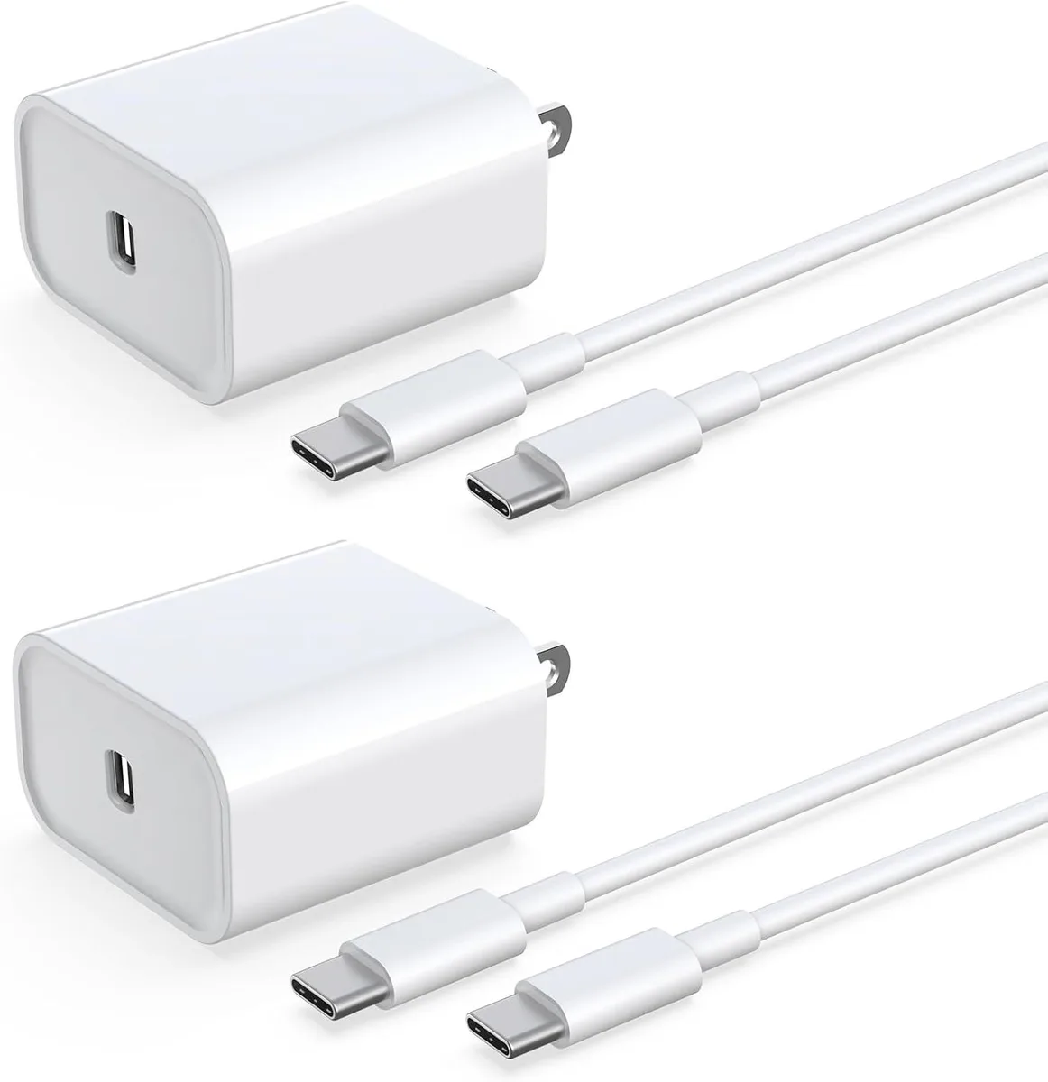 ONITOON ONITOON 33W USB-C Wall Charger 2-Pack with 6FT Cable — product photo