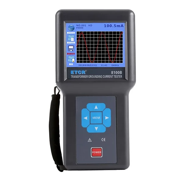 ETCR ETCR 8100B Transformer Core Earth Current Tester 3.5" Color Touch LCD — product photo
