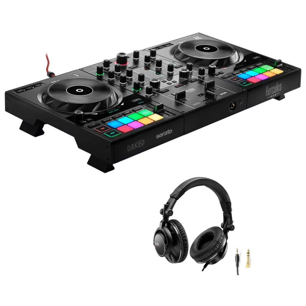 Hercules Hercules DJControl Inpulse 500 Bundle with HDP DJ60 Headphones — product photo