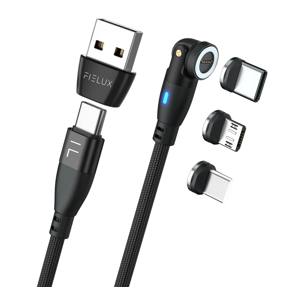 FIELUX FIELUX A07 100W Magnetic USB Cable 18W 27W — product photo