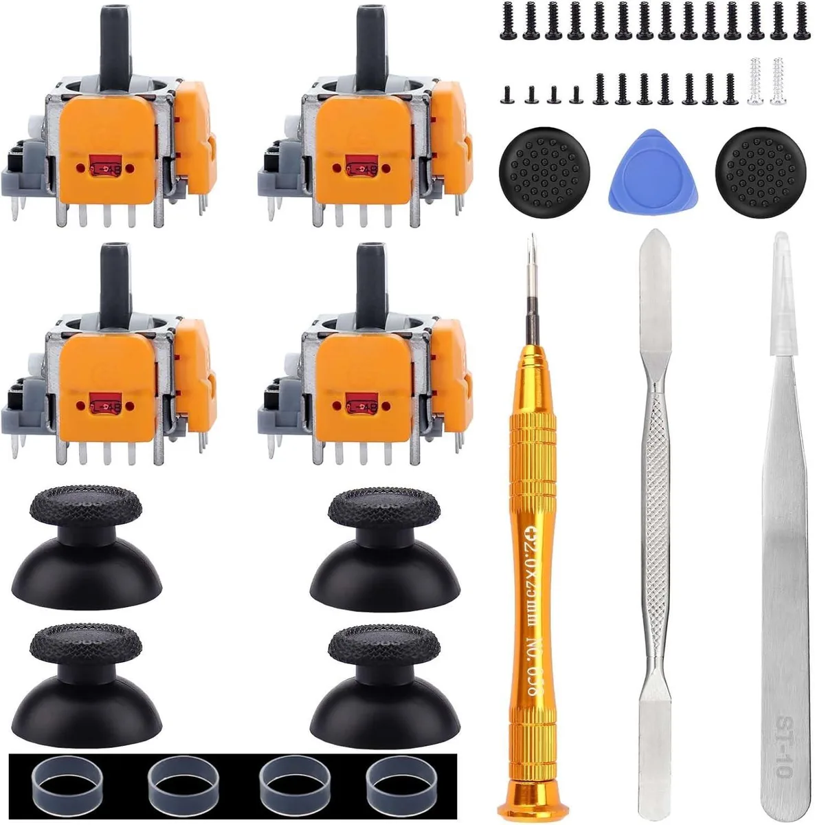 BONAEVER BONAEVER Hall-Effect Joystick Kit for PS5 Controller, 27 Screws — product photo
