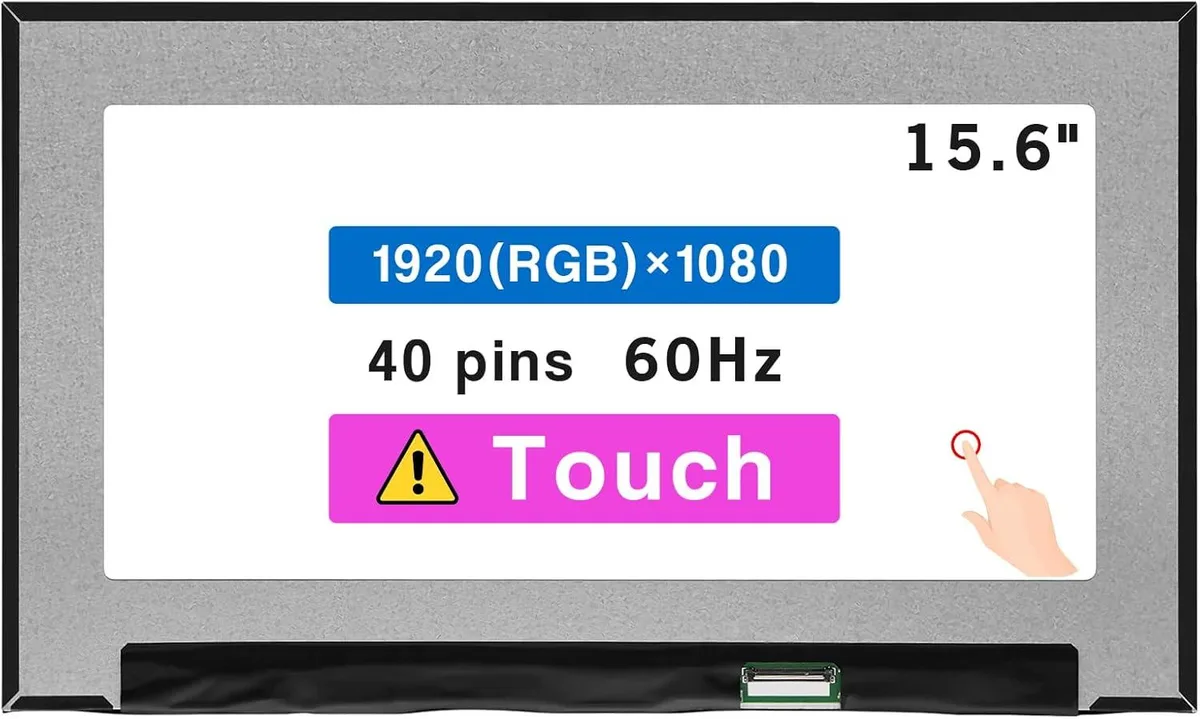 NUOLAISUN NUOLAISUN 15.6" FHD 1920x1080 Touch 40 pin laptop screen — product photo
