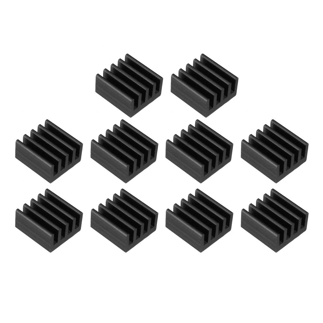 Unique-Bargains Unique-Bargains Aluminum Heatsink Cooling Fin Black 10Pcs — product photo