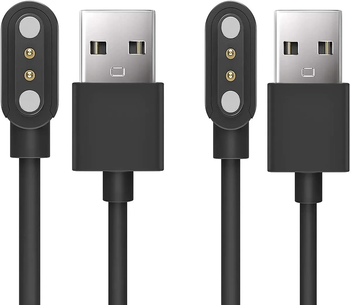 BONAEVER BONAEVER Magnetic Charging Cable for Spade Health Smartwatch 3 &amp; 4, 3.3FT, Black — product photo