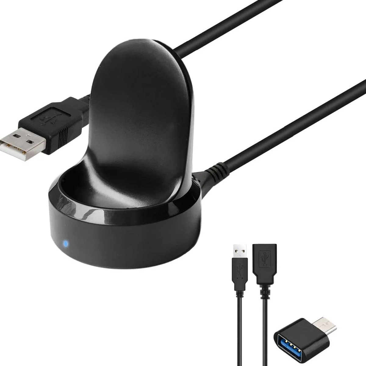 BONAEVER BONAEVER Charger Kit for Samsung Gear S2 S3 Classic Black — product photo