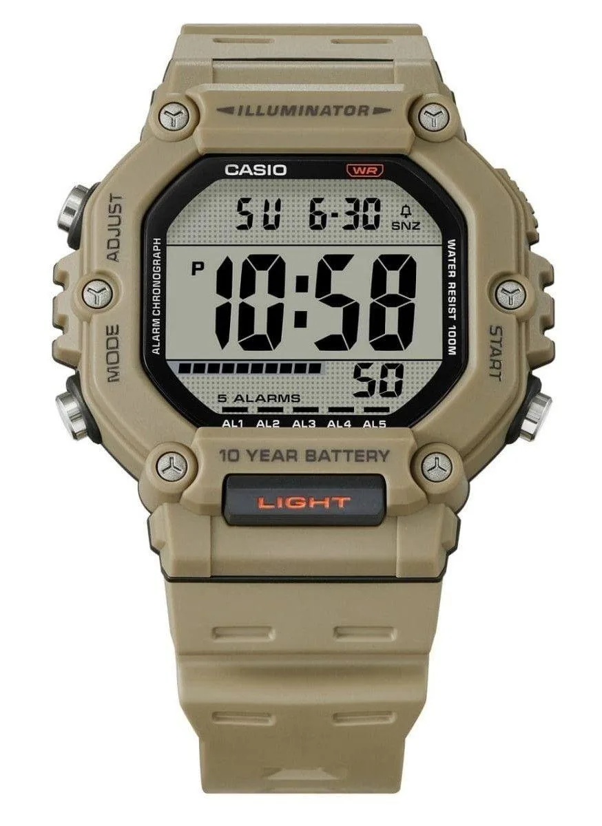 CASIO CASIO AE-1600H-5AV 100M Resin Digital Watch — product photo