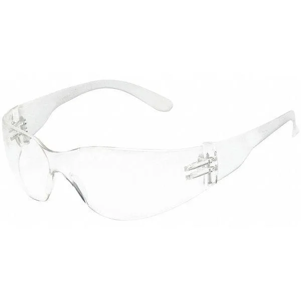 Condor Condor 1FYX6 Safety Glasses Wraparound Clear Polycarbonate Lens ANSI Z87.1-2015 — product photo