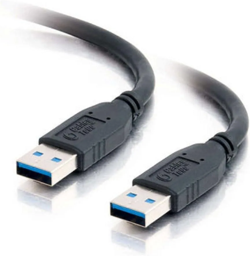 Kootion Kootion USB 3.0 A Male to A Male Cable 1m/3.28 Black — product photo