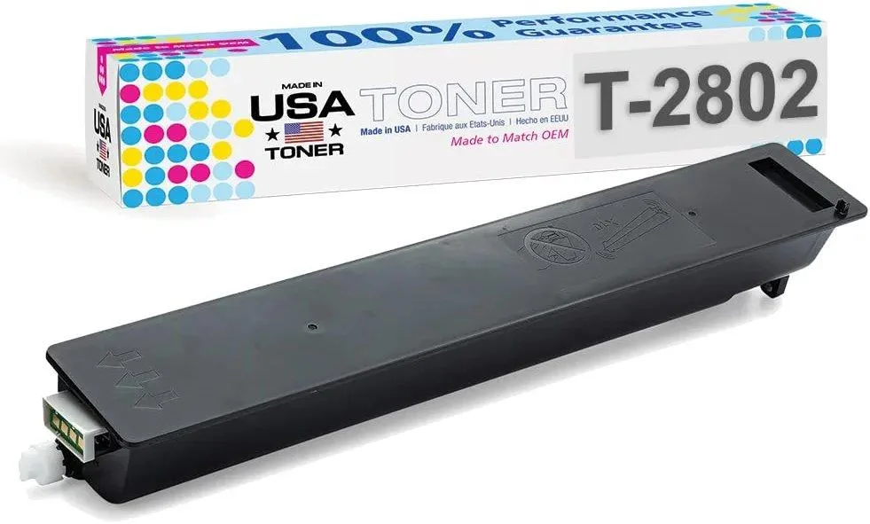 MADE IN USA TONER MADE IN USA TONER Compatible Toner Cartridge for Toshiba e-Studio 2802AF/AM T-2802U 14600 pages — product photo