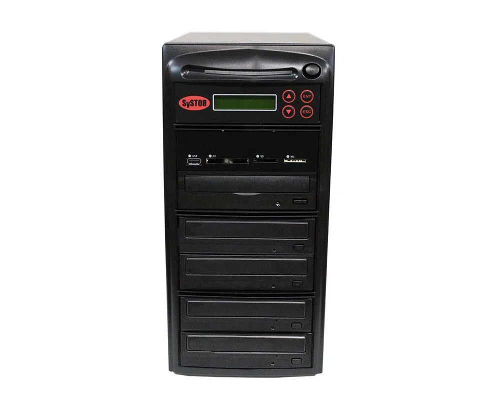 Systor Systor PMBC-4 1-to-4 SATA CD/DVD Duplicator with Flash Media Slots — product photo