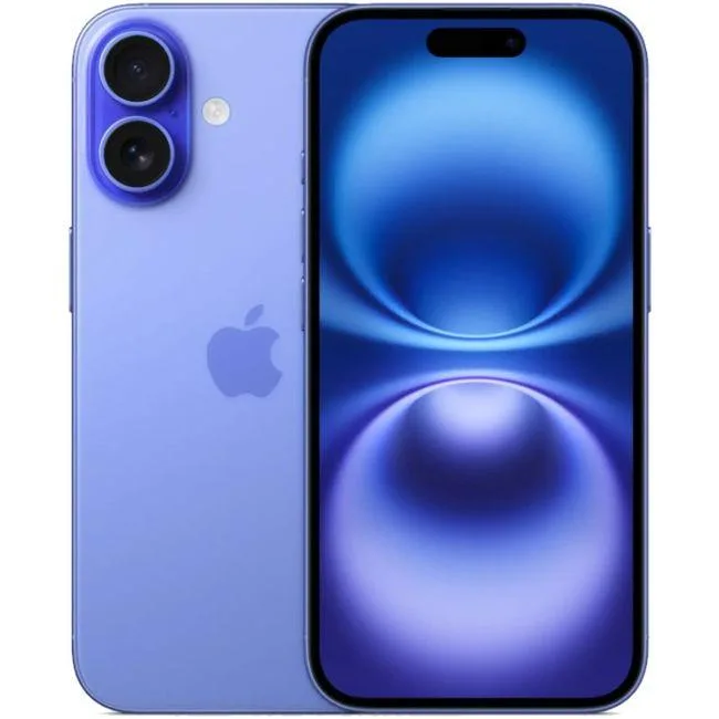 Apple Apple iPhone 16 256GB Ultramarine Fully Unlocked Premium cell phones - unlocked — product photo