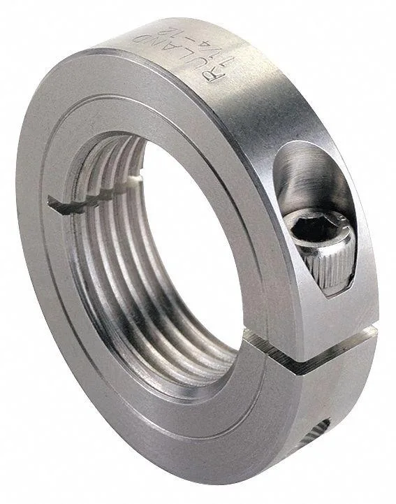 Ruland Manufacturing Ruland Manufacturing TCL-8-13-SS Shaft Collar 1/2-13 Threaded 303 Stainless Steel — product photo