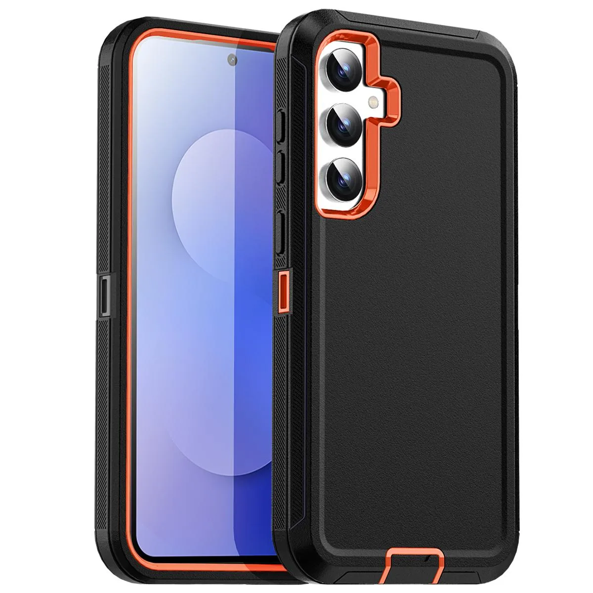 SZYG SZYG Shockproof Case for Samsung Galaxy S25 FE 6.7 inch Orange/Black — product photo
