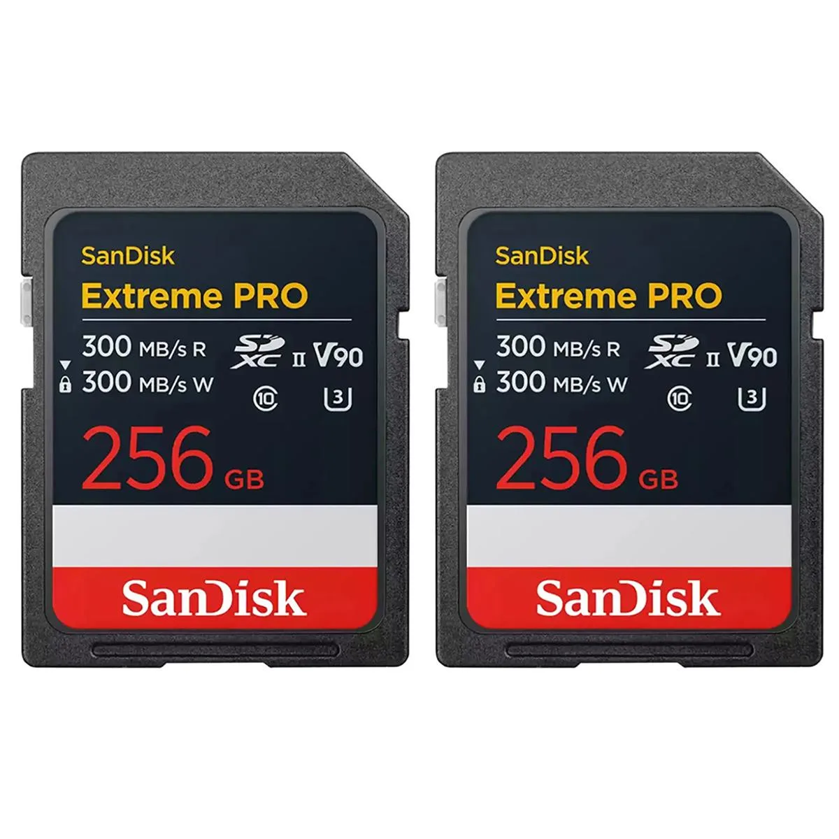 SanDisk SanDisk Extreme PRO UHS-II V90 256GB SDXC memory card — product photo