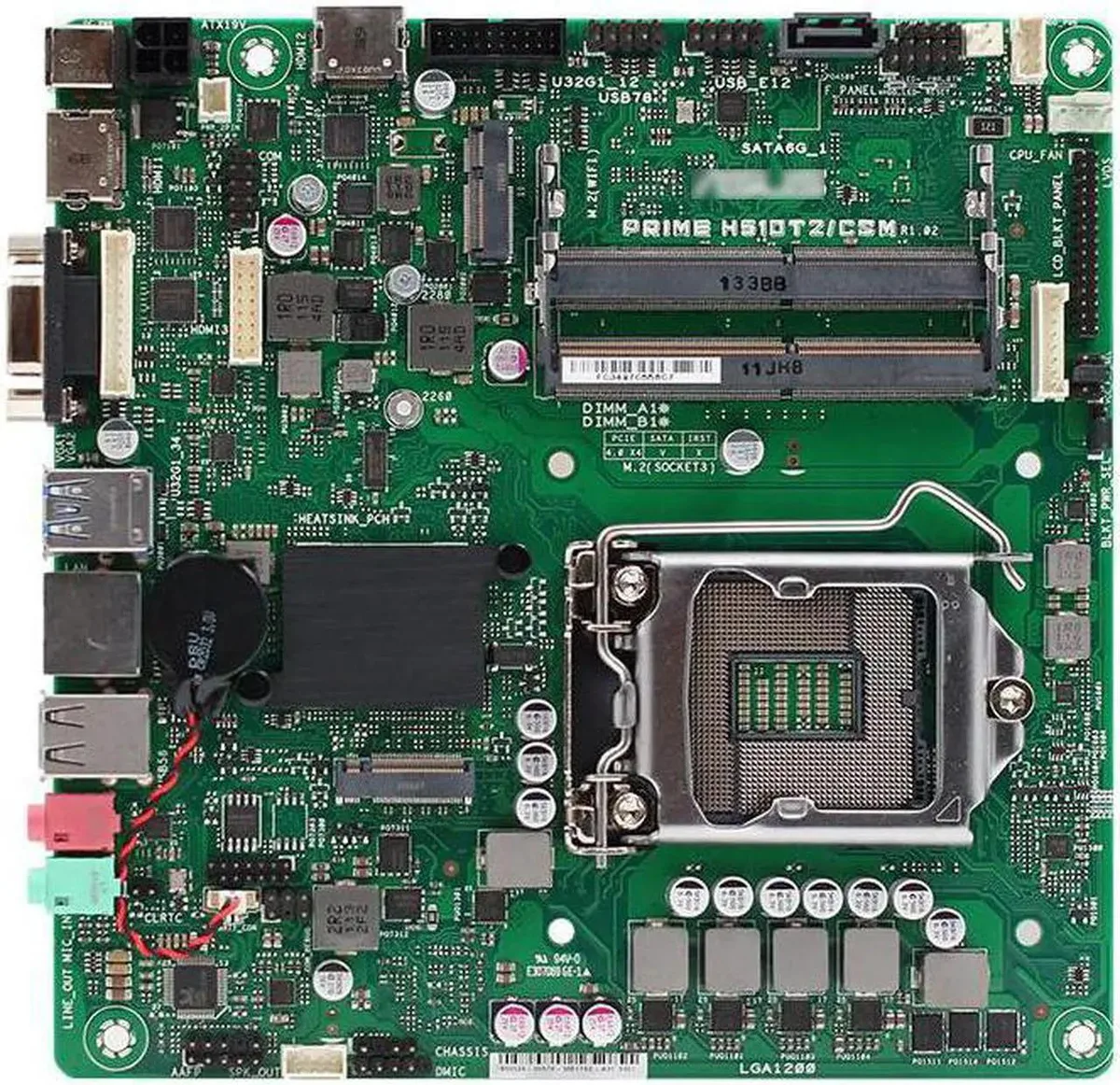 ASUS ASUS PRIME H510T2/CSM LGA 1200 Intel H510 Mini-ITX DDR4 64GB Intel motherboard — product photo