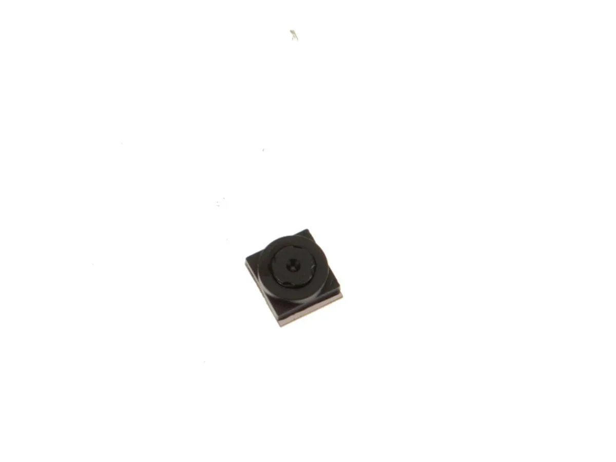 Small rectangular camera module with ribbon cable, matte black finish