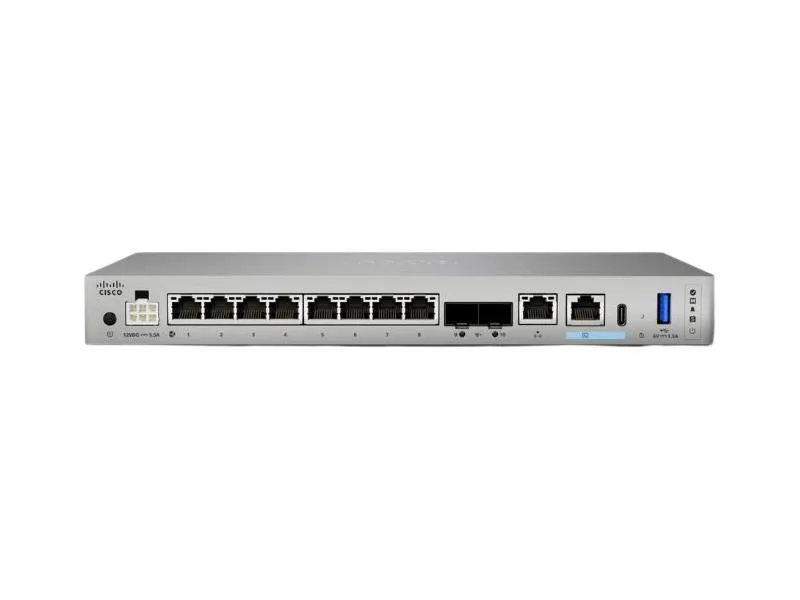 Cisco Systems, Inc. Cisco Systems, Inc. CSF1220CX-ASA-K9 firewall appliance 15 Gbit/s 300 VPN 8 port — product photo